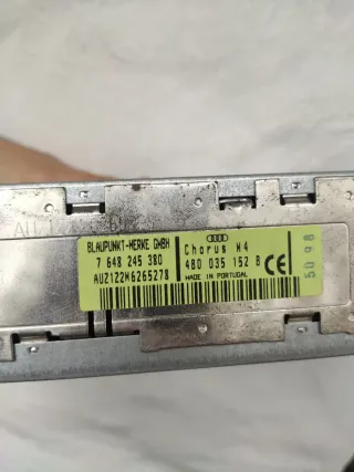 Radio Audi Chorus A4