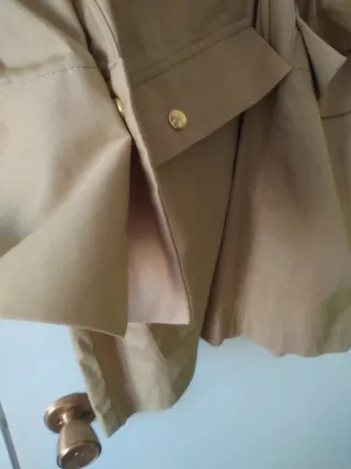 Vestido/Camisa Zara Beige Talla M