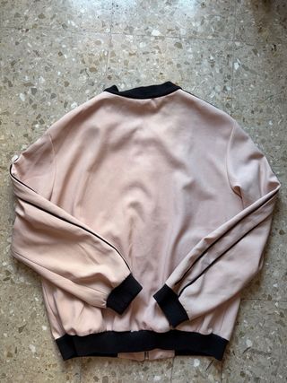 Chaqueta bomber rosa Zara