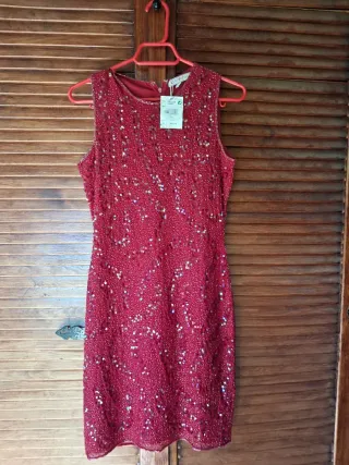 Vestido lentejuelas Miguel Berbel sin estrenar