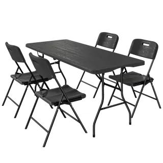 Conjunto Mesa y Sillas Camping Plegables