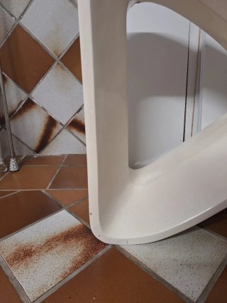 Mesa comedor grande cristal templado