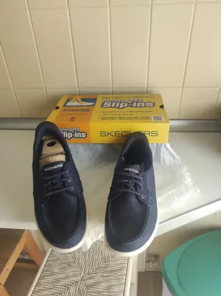 Zapatos Skechers azules