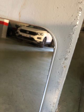 Espejo Baño Ikea con Estante Azul