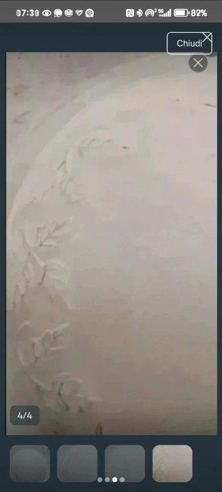 Plafoniera vetro bianco cm 28