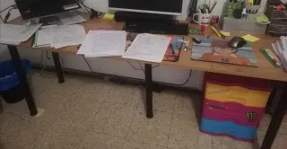 Escritorio Ikea Tabla + 5 Patas