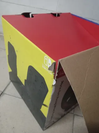 Caja Vacía Volante Mario Kart Nintendo Switch