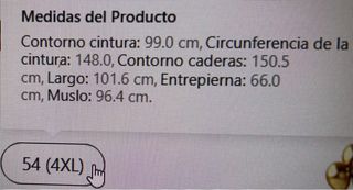 Pantalones Casuales Tie-Dye Talla 54