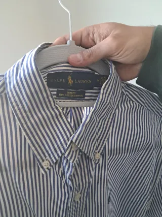 Camisa Polo Ralph Lauren Rayas Talla M