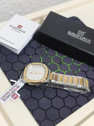 Reloj Naviforce Hombre Oro y Plata
