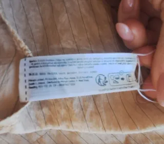 Vestido túnica beige talla única