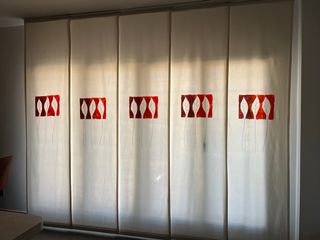 Tende a Pannello Giapponese Dipinte a Mano 3m x 2,60