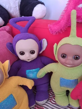 Muñecos Teletubbies (Set de 4) Colección año 1997