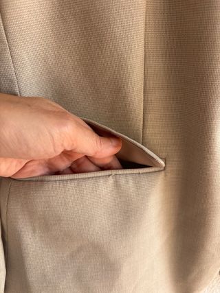 Chaqueta Zara Talla S Beige