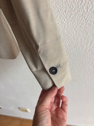 Chaqueta Zara Talla S Beige