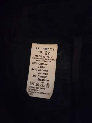 Dondup completo donna giacca e pantalone nero