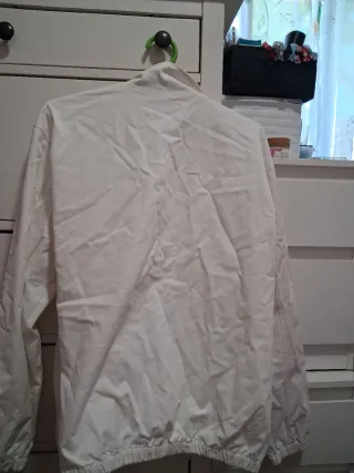 Chaqueta Zara Blanca Talla L Hombre,hay q planchar