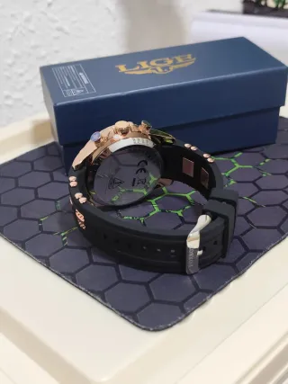 Reloj FOXBOX Hombre Negro y Dorado