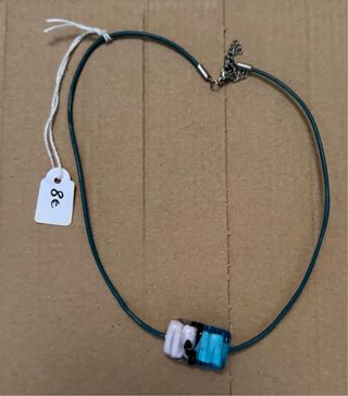 Colgante con abalorios de cristal