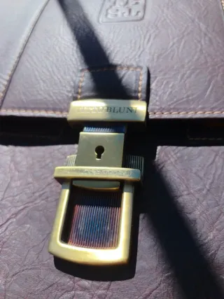 Maletín Titto Bluni Piel Nuevo con Caja negociable