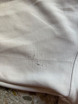 Chaqueta corta Stradivarius blanca
