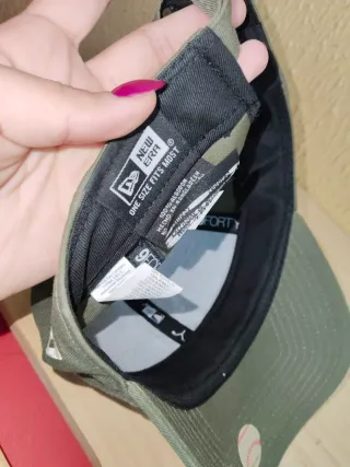 Gorra New Era NY Camuflaje Verde Oliva