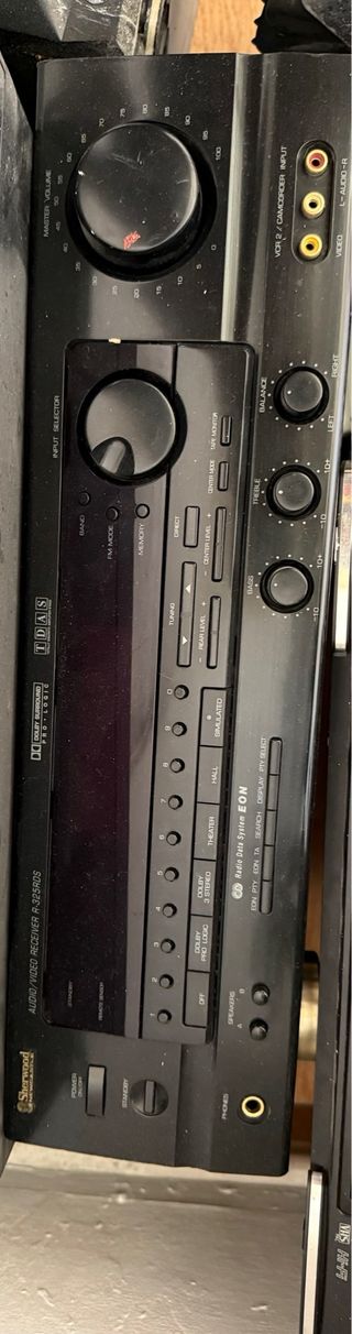 Amplificador Receptor Sherwood Negro