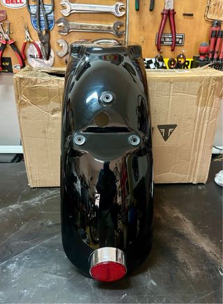 Parafango Posteriore Triumph Bonneville T100 Nero