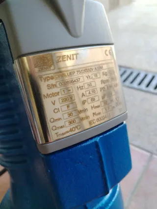 Bomba  de agua sumergible Zenit DRBLUEP 75/2/632V