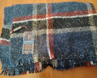 Sciarpa Tartan GMV Blu Navy e Rosso
