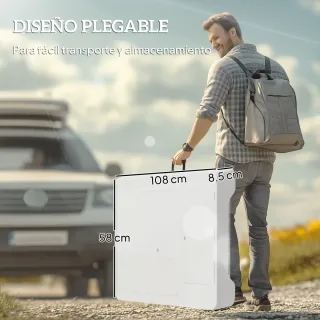 Mesa Plegable Camping 2 Fregaderos