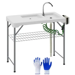 Mesa Plegable Camping 2 Fregaderos