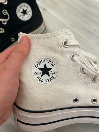 Pack 2 Converse Blancas y Negras