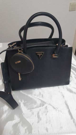 Bolso Guess Negro con Monedero