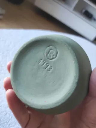 2 piccoli vasi in ceramica di R. 1993