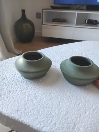 2 piccoli vasi in ceramica di R. 1993