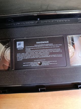 Películas VHS, con caja de videoclub (2)
