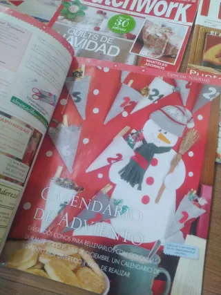 Lote 7 revistas patchwork labores