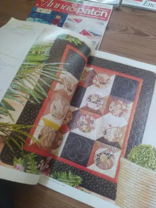 Lote 7 revistas patchwork labores