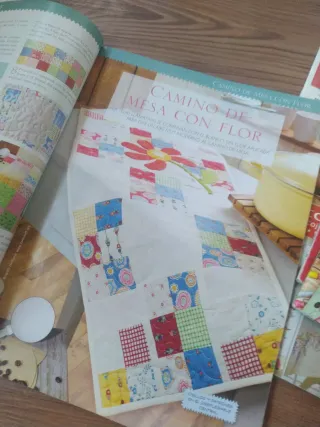 Lote 7 revistas patchwork labores