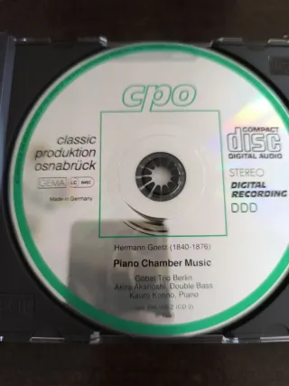 CD Música Clásica: Hermann Goetz