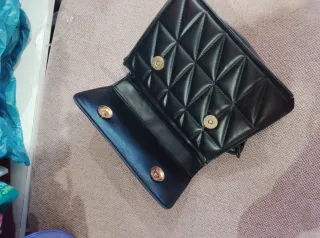 Bolso negro mujer acolchado cadena