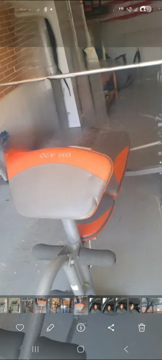 Banco de pesas con poleas