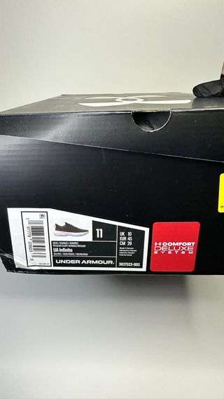 Under Armour Infinite Negro/Rojo - Talla 45