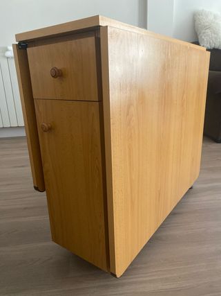 Tavolo pieghevole in legno + sedie