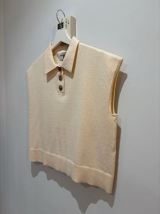 Sita Murt polo punto beige mujer M sin estrenar
