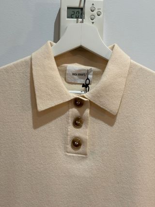 Sita Murt polo punto beige mujer M sin estrenar