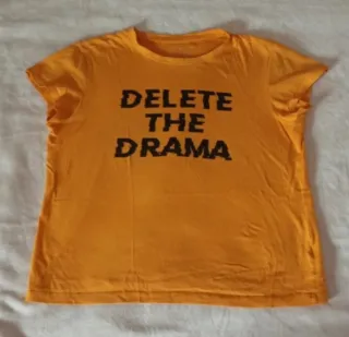 Camiseta Delete the Drama Mujer Talla M