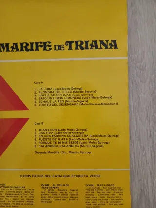 Vinilo Marifé de Triana - Flamenco