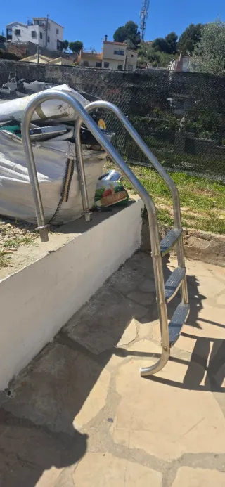 Escalera Piscina Metal 3 Peldaños